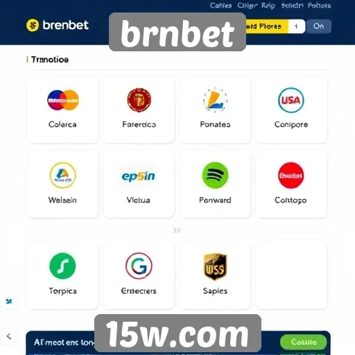 Integração com métodos de pagamento no BRNBet